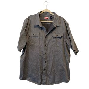 Wrangler 2XL button down casual short sleeve